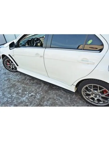 Extension / Rajout de Bas de caisse sport MITSUBISHI LANCER EVO X - Maxton