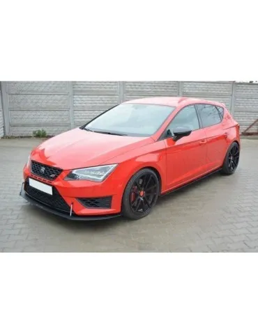 Extension / Rajout de Bas de caisse sport SEAT LEON III CUPRA / FR - Maxton