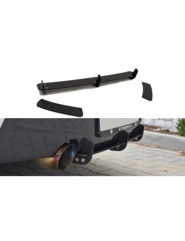 BMW 1 F20/F21 M-POWER Diffuseur Arrière / Lame de Pare-chocs Arrière (Facelift Avant) - Maxton