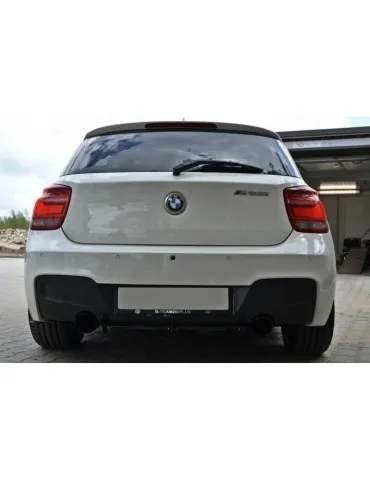 BMW 1 F20/F21 M-POWER Diffuseur Arrière / Lame de Pare-chocs Arrière (Facelift Avant) - Maxton
