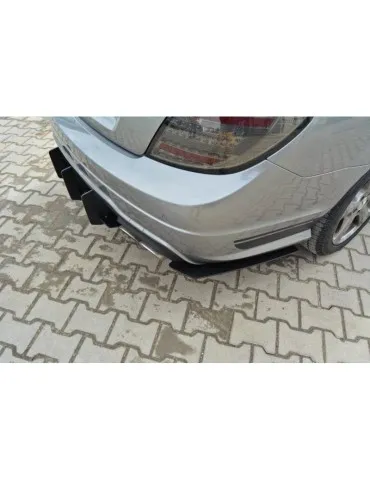 MERCEDES C W204 AMG-LINE (Facelift) Diffuseur Arrière / Lame de Pare-chocs Arrière - Maxton