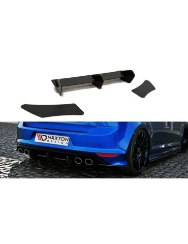 VW GOLF 7 R HATCHBACK Diffuseur Arrière / Lame de Pare-chocs Arrière - Maxton