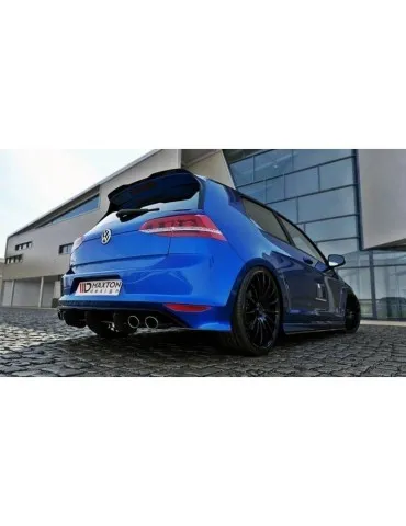 VW GOLF 7 R HATCHBACK Diffuseur Arrière / Lame de Pare-chocs Arrière - Maxton