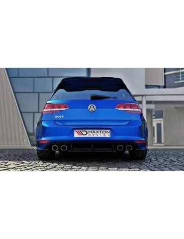 VW GOLF 7 R HATCHBACK Diffuseur Arrière / Lame de Pare-chocs Arrière - Maxton