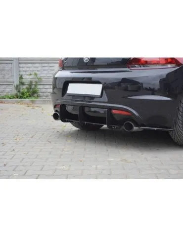 VW SCIROCCO R Diffuseur Arrière / Lame de Pare-chocs Arrière - Maxton