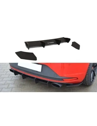 SEAT LEON III CUPRA Diffuseur Arrière / Lame de Pare-chocs Arrière - Maxton