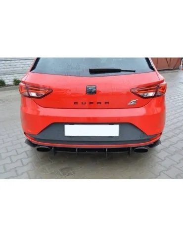 SEAT LEON III CUPRA Diffuseur Arrière / Lame de Pare-chocs Arrière - Maxton