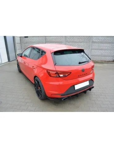 SEAT LEON III CUPRA Diffuseur Arrière / Lame de Pare-chocs Arrière - Maxton