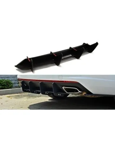 Diffuseur Arrière SKODA OCTAVIA RS MK3 / MK3 FL Hatchback / Estate - Maxton