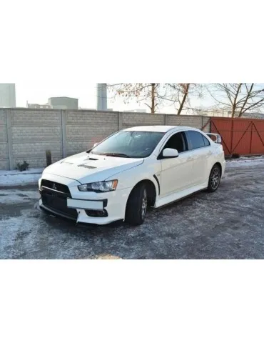 Lame de Pare-chocs sport Avant V.1 MITSUBISHI LANCER EVO X - Maxton