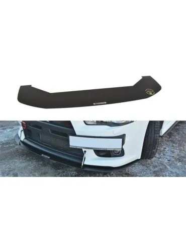 Lame de Pare-chocs sport Avant V.2 MITSUBISHI LANCER EVO X - Maxton