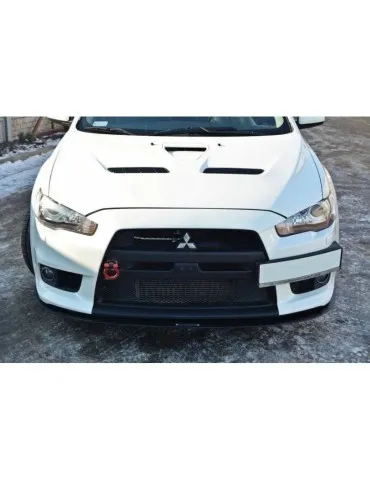 Lame de Pare-chocs sport Avant V.3 MITSUBISHI LANCER EVO X - Maxton