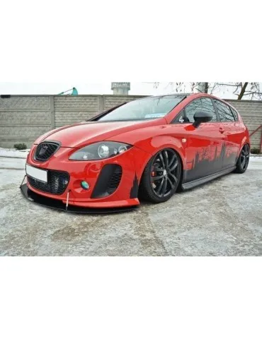 Lame de Pare-chocs sport Avant V.2 SEAT LEON MK2 MS DESIGN - Maxton