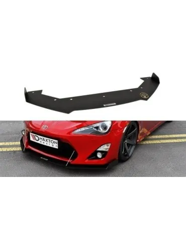 Lame de Pare-chocs sport Avant TOYOTA GT86 (Mit Flügeln) - Maxton