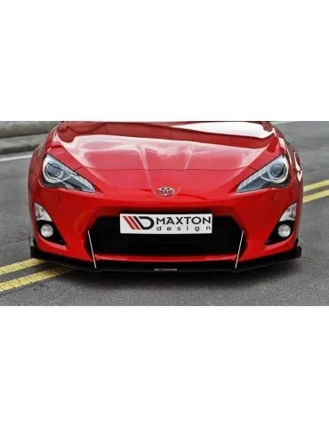 Lame de Pare-chocs sport Avant TOYOTA GT86 (Mit Flügeln) - Maxton