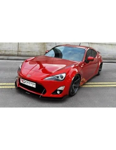 Lame de Pare-chocs sport Avant TOYOTA GT86 (Mit Flügeln) - Maxton