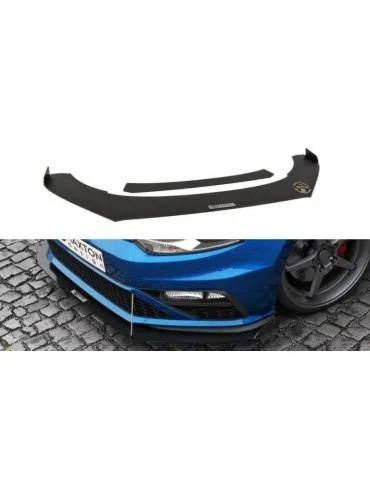 Lame de Pare-chocs sport Avant VW POLO MK5 GTI Après Facelift (Mit Flügeln) - Maxton