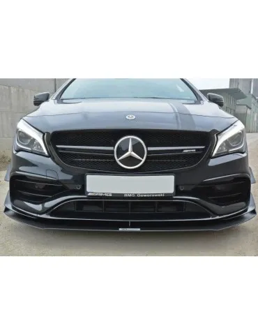 Lame de Pare-chocs sport Avant V.1 MERCEDES CLA A45 AMG C117 Facelift - Maxton