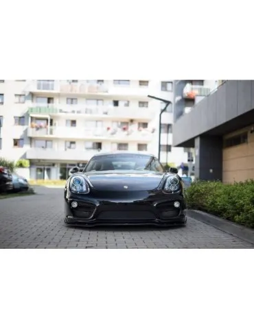 Lame de Pare-chocs Avant V.1 PORSCHE Cayman MK2 981C - Maxton