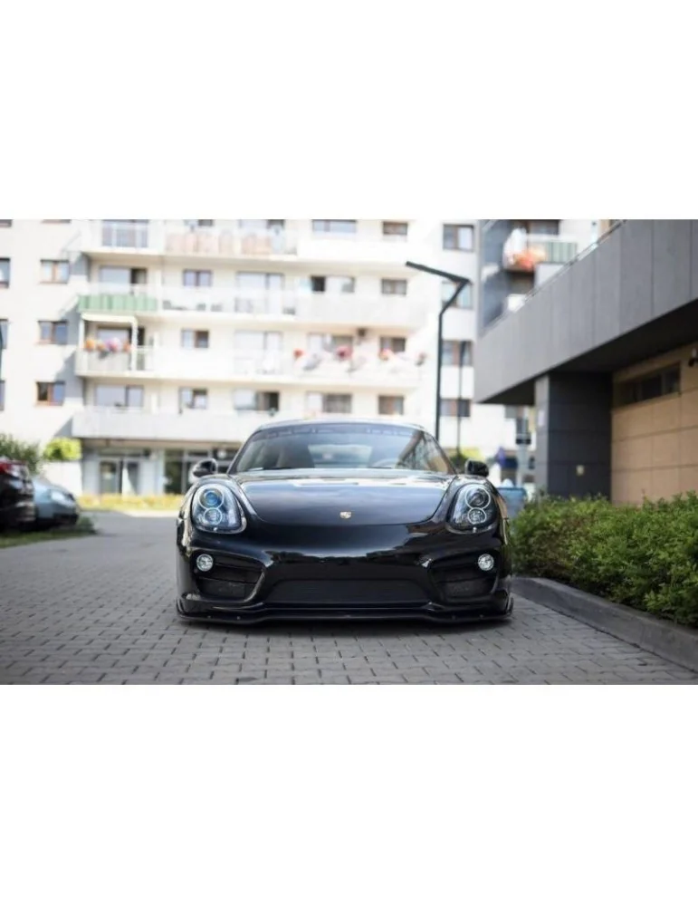 Lame de Pare-chocs Avant V.1 PORSCHE Cayman MK2 981C - Maxton