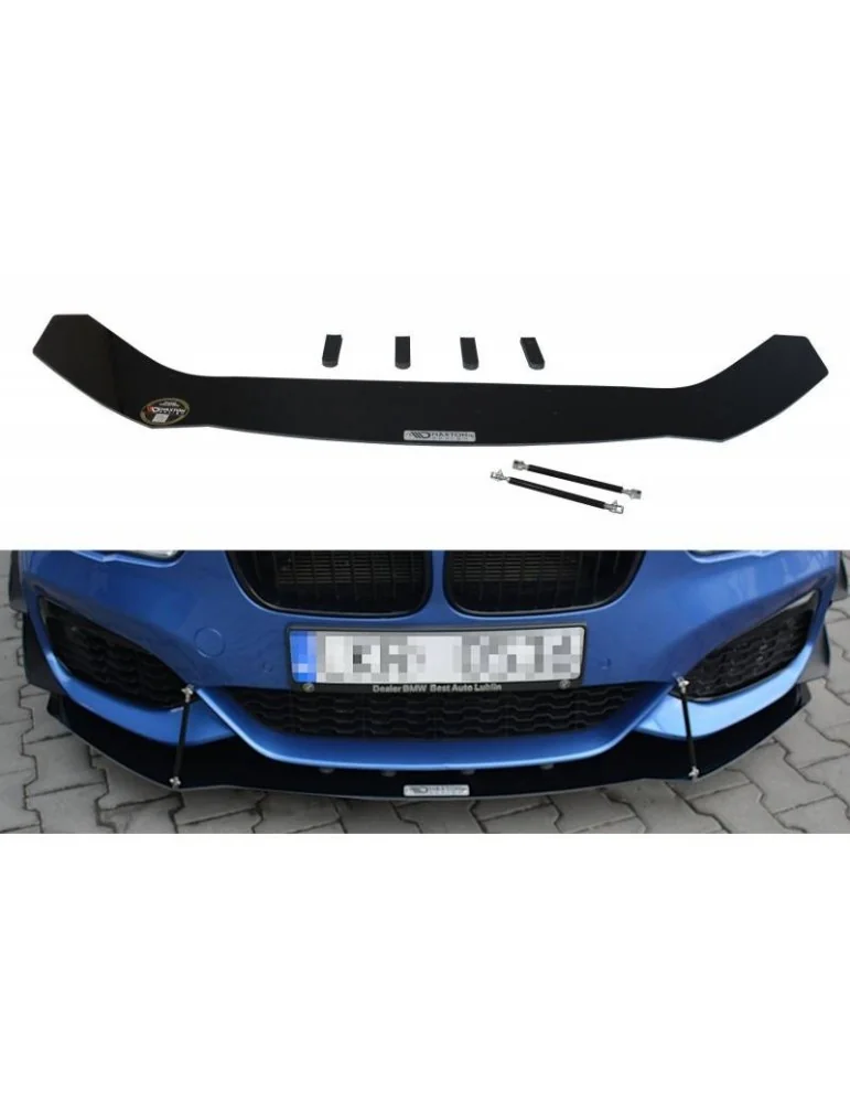 Lame de Pare-chocs sport Avant V.1 BMW 1 F20/F21 M-Power Facelift - Maxton