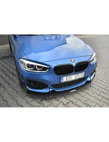 Lame de Pare-chocs sport Avant V.2 BMW 1 F20/F21 M-Power Facelift - Maxton