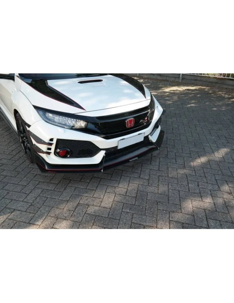 Lame de Pare-chocs sport Avant V.1 HONDA CIVIC X TYPE R - Maxton