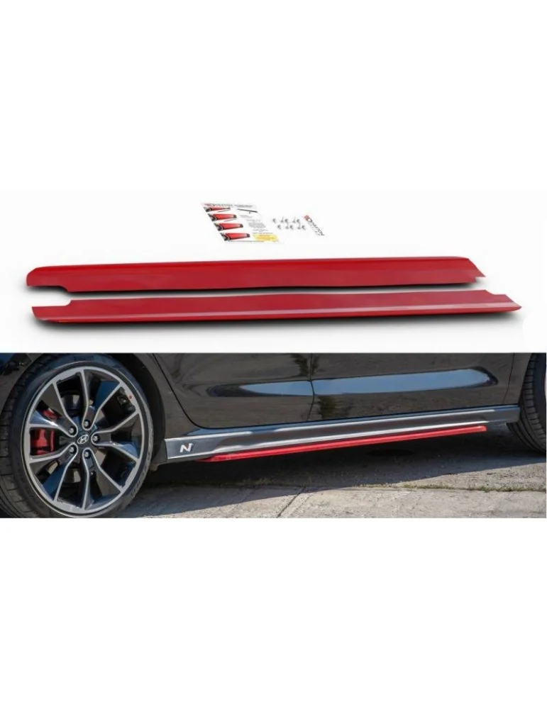 Set des diffeuseur de Bas de caisse V.2 HYUNDAI I30 N MK3 - Maxton