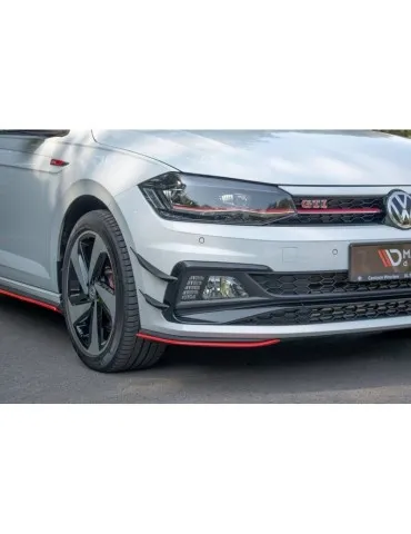 Déflecteurs d'air / Appuis de Pare-chocs Avant (Déflecteurs d'air) VW Polo GTI Mk 6 - Maxton