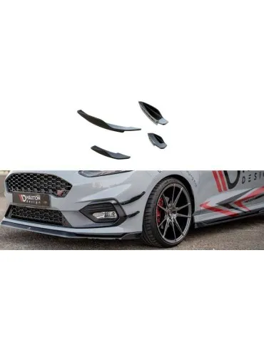 Déflecteurs d'air / Appuis de Pare-chocs Avant (Déflecteurs d'air) V.2 FORD FIESTA Mk8 ST / ST-LINE - Maxton