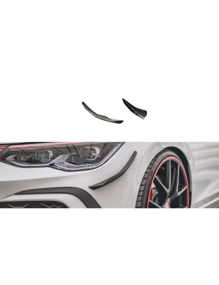 Déflecteurs d'air / Appuis de Pare-chocs Avant (Déflecteurs d'air) VOLKSWAGEN GOLF 8 GTI - Maxton