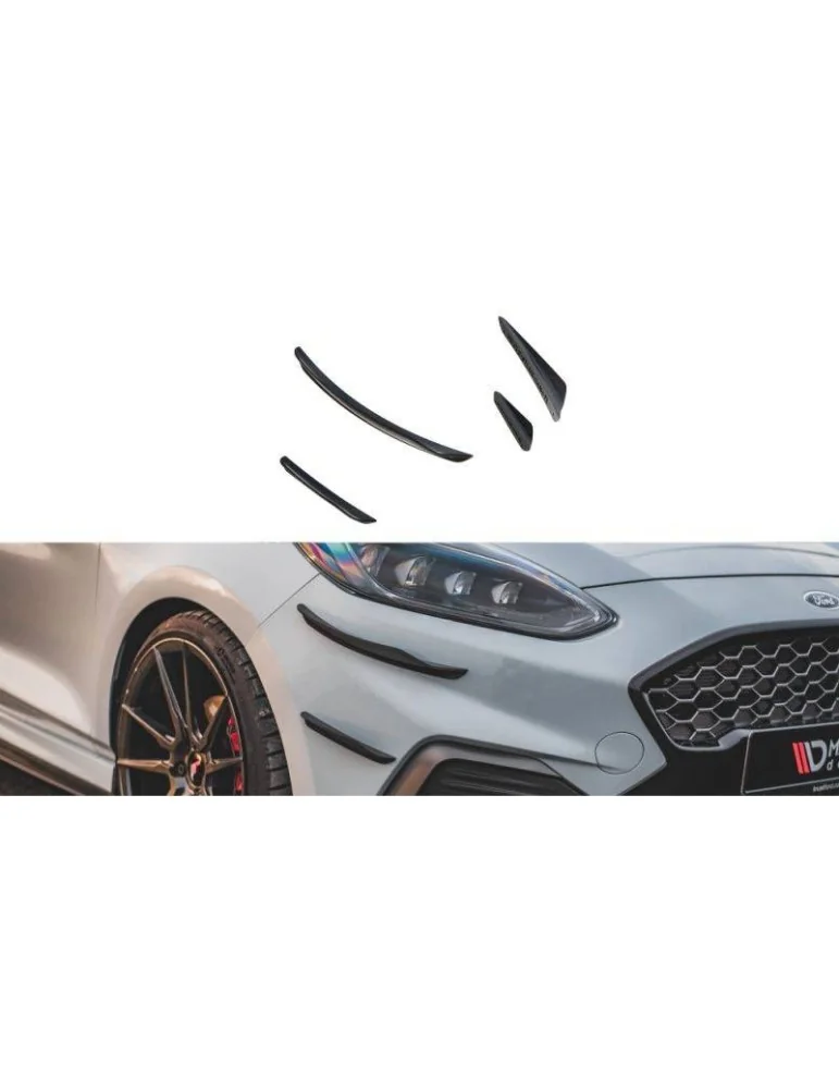 Déflecteurs d'air / Appuis de Pare-chocs Avant (Déflecteurs d'air) V.3 FORD FIESTA Mk8 ST / ST-LINE - Maxton