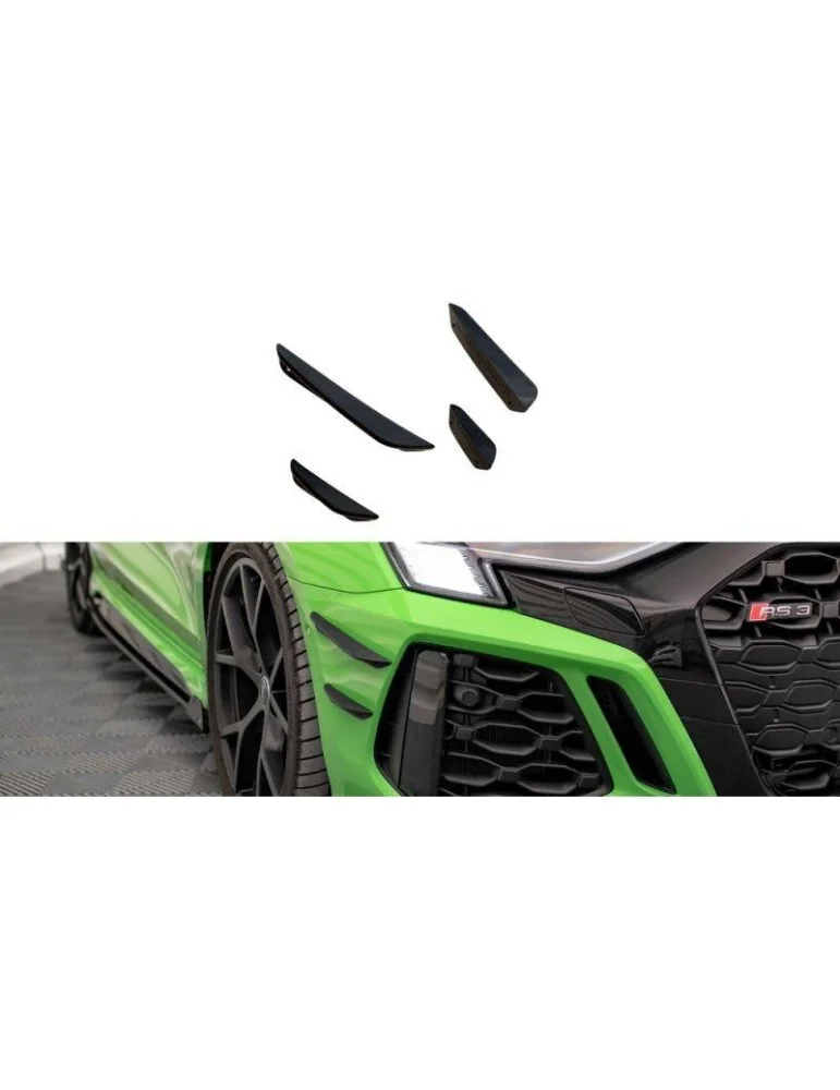 Déflecteurs d'air / Appuis de Pare-chocs Avant (Déflecteurs d'air) AUDI RS3 8Y - Maxton