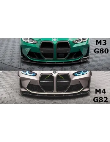 Fibre de carbone Lame de Pare-chocs Avant V.1 BMW M4 G82 / M3 G80 - Maxton