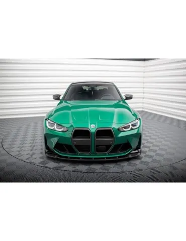 Fibre de carbone Lame de Pare-chocs Avant V.1 BMW M4 G82 / M3 G80 - Maxton