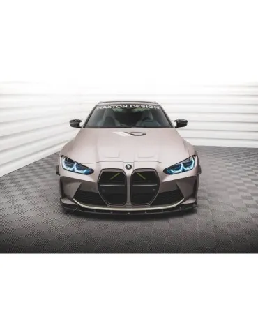 Fibre de carbone Lame de Pare-chocs Avant V.1 BMW M4 G82 / M3 G80 - Maxton