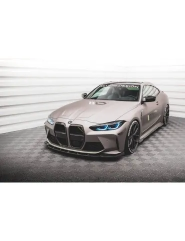 Fibre de carbone Lame de Pare-chocs Avant V.1 BMW M4 G82 / M3 G80 - Maxton