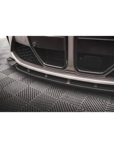 Fibre de carbone Lame de Pare-chocs Avant V.1 BMW M4 G82 / M3 G80 - Maxton