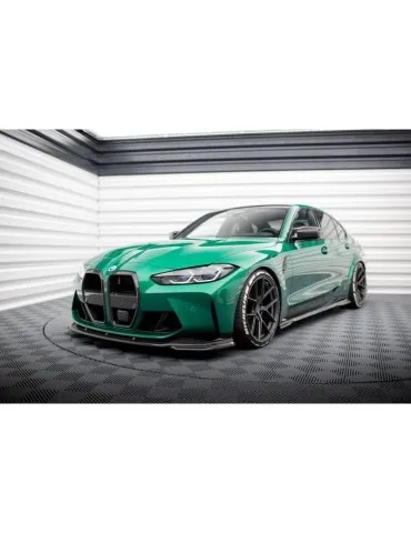Fibre de carbone Lame de Pare-chocs Avant V.2 BMW M4 G82 / M3 G80 - Maxton