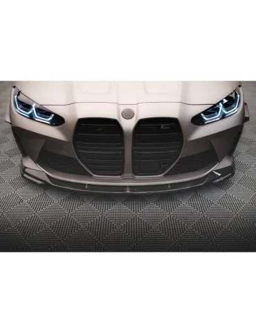 Fibre de carbone Lame de Pare-chocs Avant V.2 BMW M4 G82 / M3 G80 - Maxton