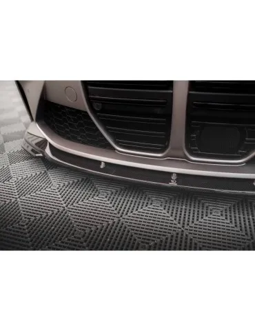 Fibre de carbone Lame de Pare-chocs Avant V.2 BMW M4 G82 / M3 G80 - Maxton