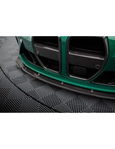 Fibre de carbone Lame de Pare-chocs Avant V.2 BMW M4 G82 / M3 G80 - Maxton