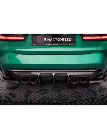 Fibre de carbone Diffuseur Arrière BMW M4 G82 / M3 G80 - Maxton