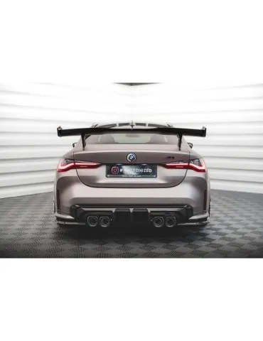Lame de pare-chocs Latérales Arrière Fibre de carbone BMW M4 G82 - Maxton