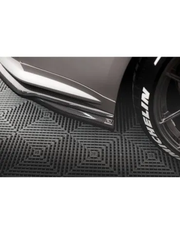 Lame de pare-chocs Latérales Arrière Fibre de carbone BMW M4 G82 - Maxton