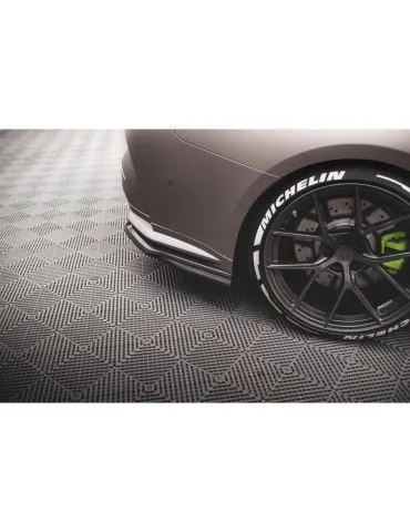 Lame de pare-chocs Latérales Arrière Fibre de carbone BMW M4 G82 - Maxton