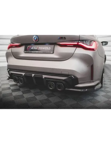 Lame de pare-chocs Latérales Arrière Fibre de carbone BMW M4 G82 - Maxton