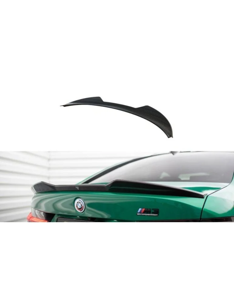 Fibre de carbone Becquet / Aileron de hayon BMW M3 G80 - Maxton
