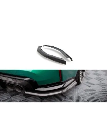 Lame de pare-chocs Latérales Arrière Fibre de carbone BMW M3 G80 - Maxton