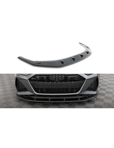 Fibre de carbone Lame de Pare-chocs Avant AUDI RS6 C8 / RS7 C8 - Maxton